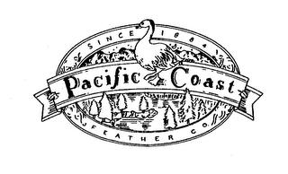 PACIFIC COAST FEATHER CO. SINCE 1884 trademark