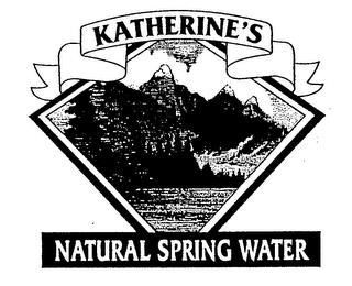 KATHERINE'S NATURAL SPRING WATER trademark