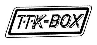 T T K-BOX trademark