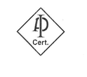 API CERT. trademark