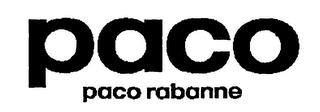 PACO PACO RABANNE trademark