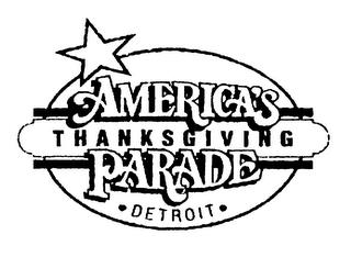 AMERICA'S THANKSGIVING PARADE DETROIT trademark