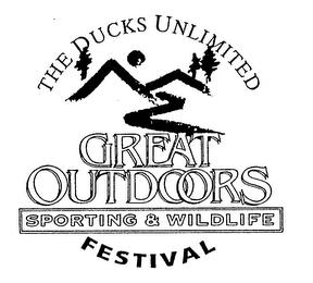 THE DUCKS UNLIMITED GREAT OUTDOORS SPORTING & WILDLIFE FESTIVAL trademark