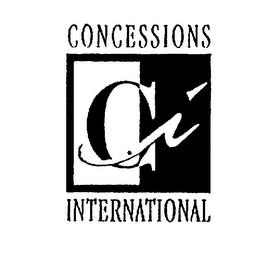 CONCESSIONS INTERNATIONAL trademark