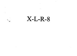 X-L-R-8 trademark