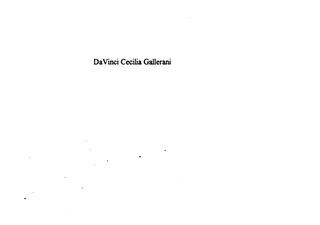 DA VINCI CECILIA GALLERANI trademark