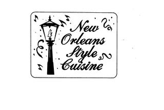 NEW ORLEANS STYLE CUISINE trademark