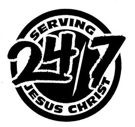 SERVING JESUS CHRIST 24/7 trademark