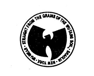 STRAIGHT FROM THE GRAINS OF THE WU-TANG SOIL SHAOLIN NEW YORK WU-WEAR trademark