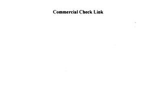 COMMERCIAL CHECK LINK trademark