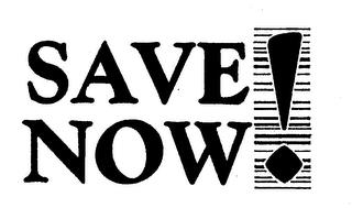 SAVE NOW! trademark