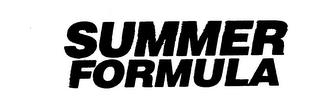 SUMMER FORMULA trademark