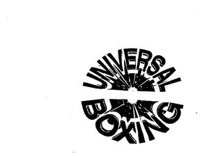 UNIVERSAL BOXING trademark