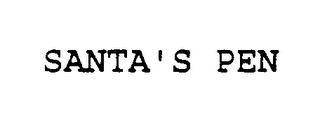 SANTA'S PEN trademark