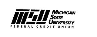 MSU MICHIGAN STATE UNIVERSITY FEDERAL CREDIT UNION trademark