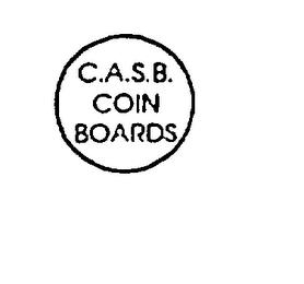 C.A.S.B. COIN BOARDS trademark