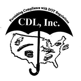 CDL, INC. FURNISHING COMPLIANCE WITH DOT REGULATIONS trademark