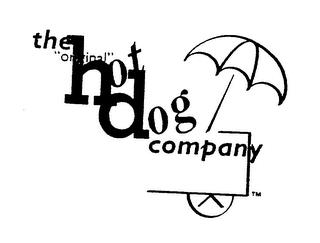 THE ORIGINAL "ORIGINAL" HOT DOG COMPANY trademark