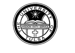 THE UNIVERSITY OF TULSA WISDOM FAITH SERVICE trademark