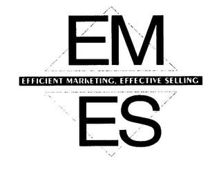 EM ES EFFICIENT MARKETING, EFFECTIVE SELLING trademark