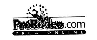 PRORODEO.COM PRCA ONLINE trademark