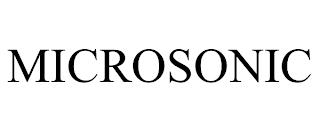 MICROSONIC trademark