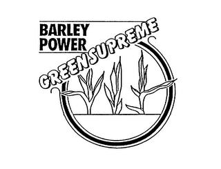 BARLEY POWER GREENSUPREME trademark