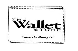 THE WALLET STORE WHERE THE MONEY IS! trademark