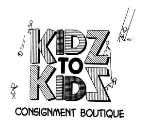 KIDZ TO KIDZ CONSIGNMENT BOUTIQUE trademark