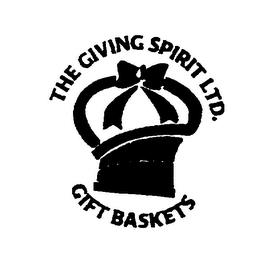 THE GIVING SPIRIT LTD. GIFT BASKETS trademark