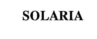 SOLARIA trademark