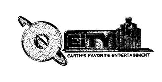 Q CITY EARTH'S FAVORITE ENTERTAINMENT trademark