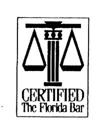 CERTIFIED THE FLORIDA BAR trademark