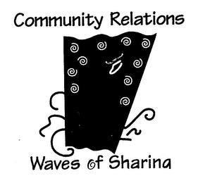 COMMUNITY RELATIONS WAVES OF SHARING trademark