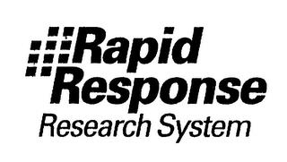 RAPID RESPONSE RESEARCH SYSTEM trademark