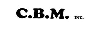 C.B.M. INC. trademark