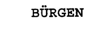 BURGEN trademark