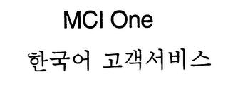 MCI ONE trademark