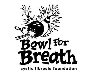 BOWL FOR BREATH CYSTIC FIBROSIS FOUNDATION trademark