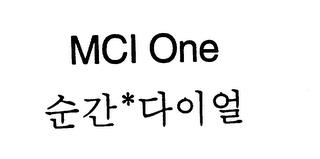 MCI ONE trademark