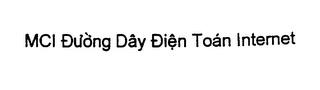 MCI DUONG DAY DIEN TOAN INTERNET trademark