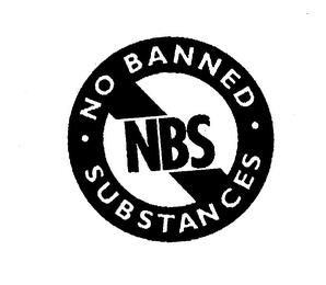 NBS NO BANNED SUBSTANCES trademark