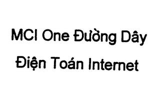 MCI ONE DUONG DAY DIEN TOAN INTERNET trademark