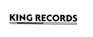 KING RECORDS trademark