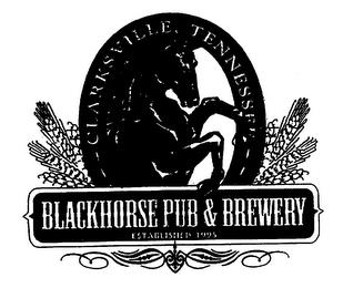 BLACKHORSE PUB & BREWERY CLARKSVILLE, TN trademark