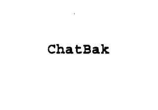 CHATBAK trademark