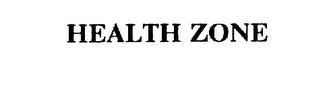 HEALTH ZONE trademark