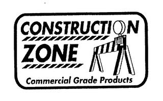 CONSTRUCTION ZONE COMMERCIAL GRADE PRODUCTS trademark