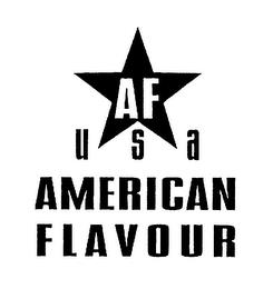 AF U S A AMERICAN FLAVOUR trademark