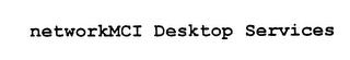 NETWORKMCI DESKTOP SERVICES trademark